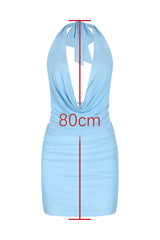 Willis Cowl Neck Party Mini Dress