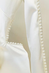 Ossie Pearl Embellished Cutout Blazer Set | Dress In Beauty