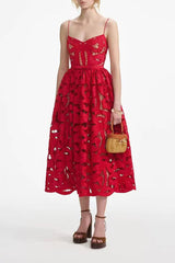 Jisoo Floral Lace Dress