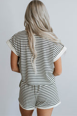 Lola Stripe Tee and Shorts Set