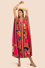 Oversize V-Neck Kaftan | Dress In Beauty