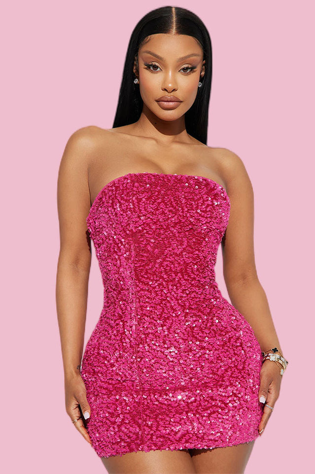 Kara Sequin Mini Dress | Dress In Beauty