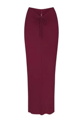 Soft Lounge Ruched Long Skirt | Dress In Beauty