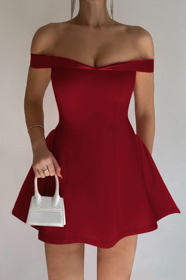 ramona contrast corset babydoll mini dress MINI VESTIDO DE LEAU