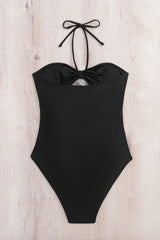Flower Decoration One Piece Swimsuit | Dress In Beauty