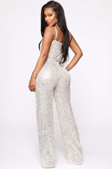 Can't Hide The Shine Sequin Jumpsuit | Dress In Beauty