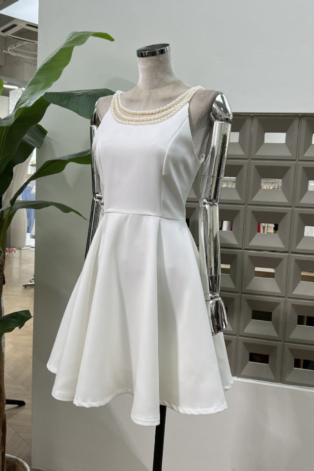 Esther Pearl Embelished Open Back Mini Dress | Dress In Beauty