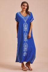 Boho Print Slit Dress | Dress In Beauty