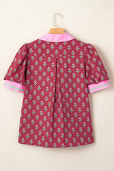 Floral Print Puff Sleeve Blouse | Dress In Beauty