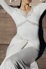 Electra Slinky Lace Maxi Dress