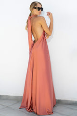 Ofelia Halter Loop Maxi Dress | Dress In Beauty