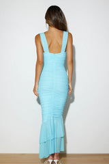 Nadia Ruched Fishtail Maxi Dress | Dress In Beauty