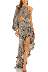 Cassidy One Shoulder Floral Maxi Dress | Dress In Beauty