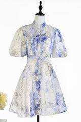 Caroline Floral Print Mini Dress | Dress In Beauty