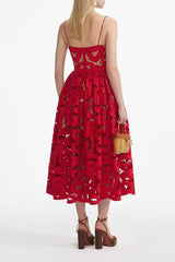 Jisoo Floral Lace Dress