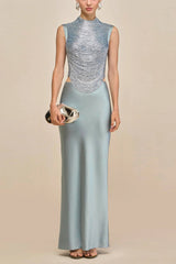 Fedde Fringe Satin Skirt Set | Dress In Beauty