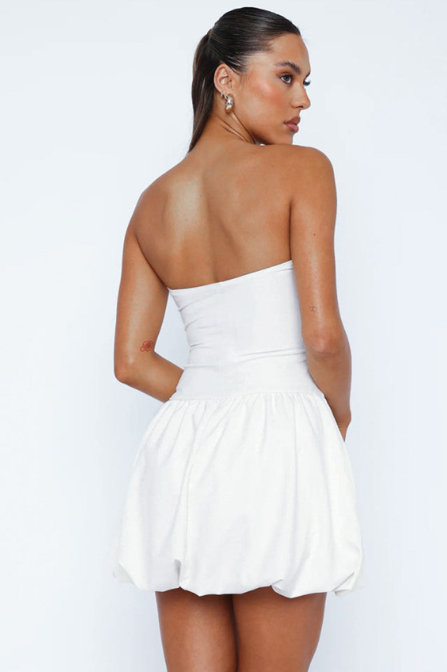 Tube Bubble Hem Mini Dress | Dress In Beauty