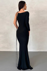 Meliora One Shoulder Backless Maxi Dress | Dress In Beauty