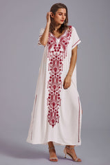 Boho Print Slit Dress | Dress In Beauty