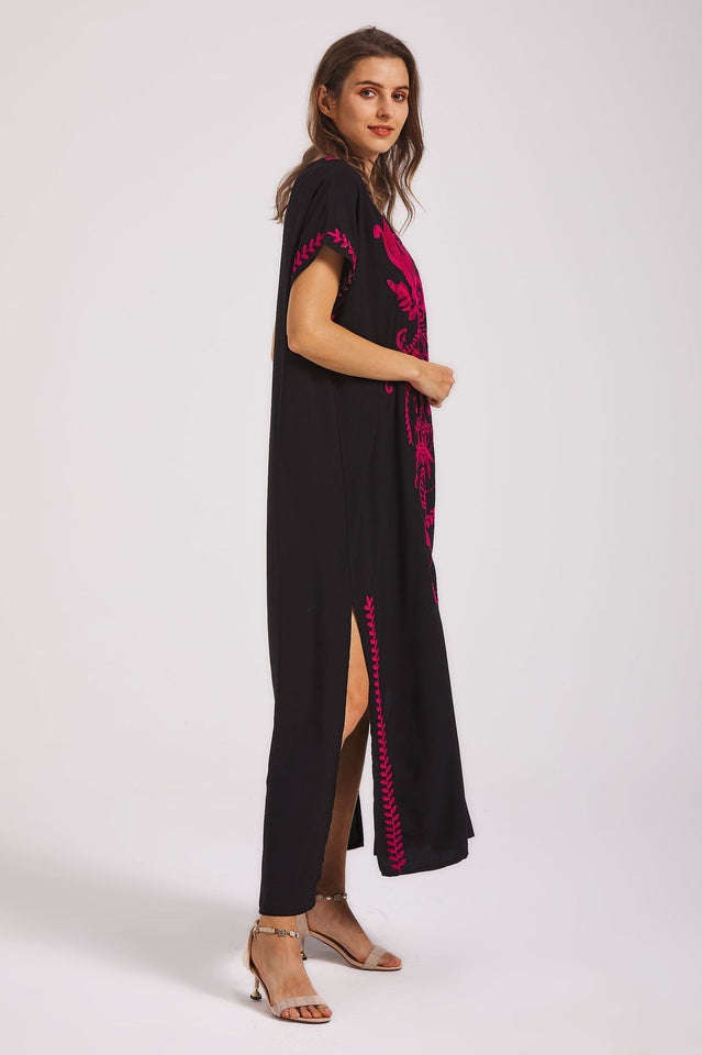 Boho Print Slit Dress | Dress In Beauty