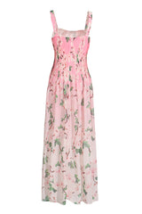 Daryl Strappy Floral Printed Maxi Dress