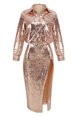 Carlotta Sequin Top + Skirt Set | Dress In Beauty