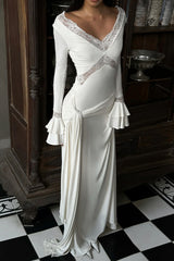 Electra Slinky Lace Maxi Dress