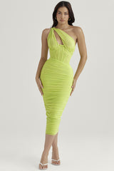 Asymmetric Cutout Midi Dress | Dress In Beauty