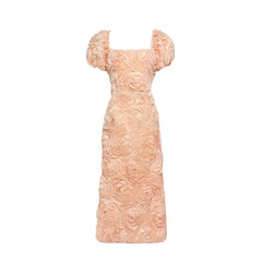 Molly Floral Applique Midi Dress | Dress In Beauty