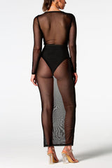 Lilyana Black Mesh Bandage Dress | Dress In Beauty
