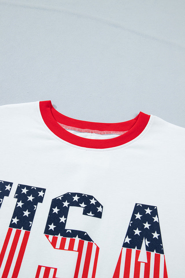 All American Girl Boyfriend Tee | Dress In Beauty