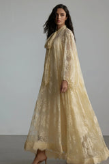 Catharine Floral Lace Sheer Maxi Dress