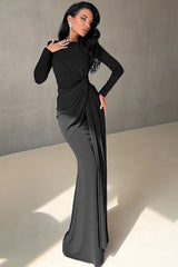 Amanda Twist Front Maxi Dress