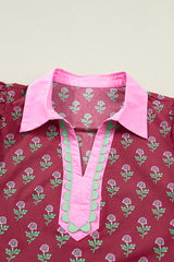 Floral Print Puff Sleeve Blouse | Dress In Beauty