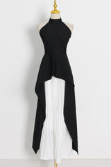 Victoria Layered Halter Gown Set | Dress In Beauty