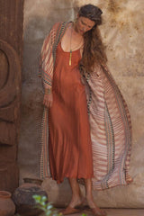 Boho Tie Dye Kimono Blouse | Dress In Beauty