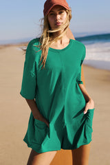 Koton Boat Neck Playsuit