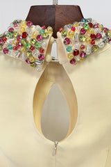 Laksha Cape Sleeve Cutout Maxi Dress | Dress In Beauty