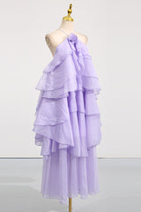 Sibley Halterneck Tiered Ruffle Maxi Dress | Dress In Beauty
