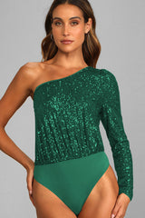 Mikah One Shoulder Long Sleeve Top | Dress In Beauty