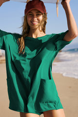 Koton Boat Neck Playsuit