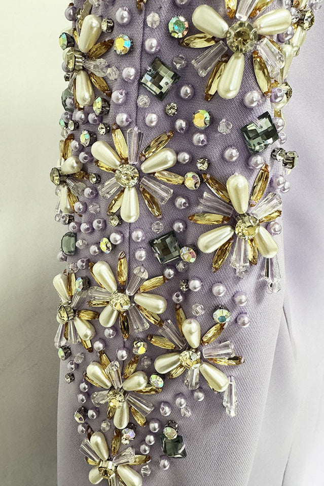 Abigail Embellished V-Neck Maxi Dress | Dress In Beauty