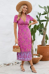 Kamoni Floral Print Boho Maxi Dress | Dress In Beauty