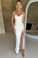 KAYLE Satin Cami Dress