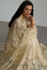 Catharine Floral Lace Sheer Maxi Dress