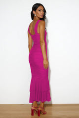 Nadia Ruched Fishtail Maxi Dress | Dress In Beauty