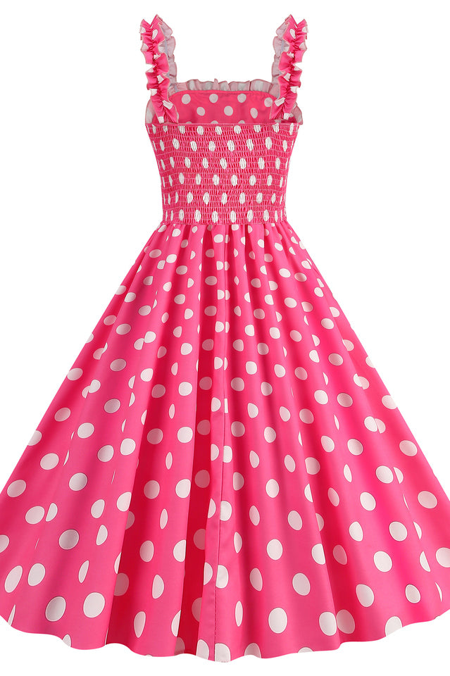 Barbie Movie Margot Pink Plaid Check Dress | Dress In Beauty