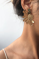 Sibyl Demi Flower Earrings | Dress In Beauty