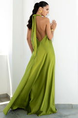 Ofelia Halter Loop Maxi Dress | Dress In Beauty