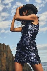 Giselle Disc Sequin Mini Dress | Dress In Beauty